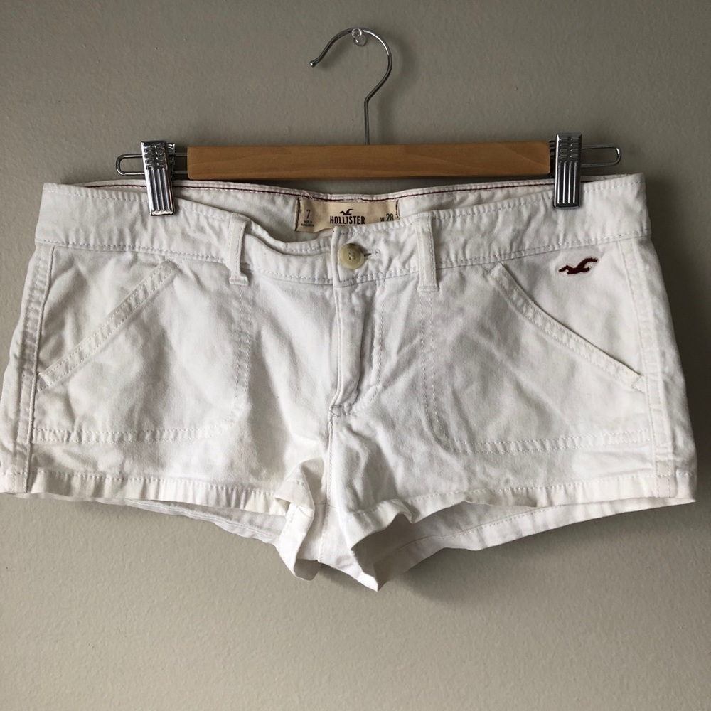 Hollister White Shorts